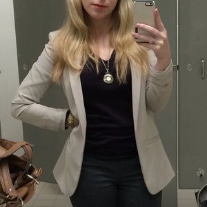 H&M Cream longline blazer